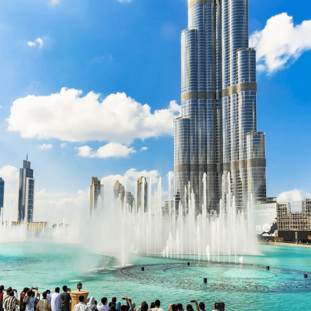 Best for Sightseeing: Burg Khalifa and the Dancing Fountains 