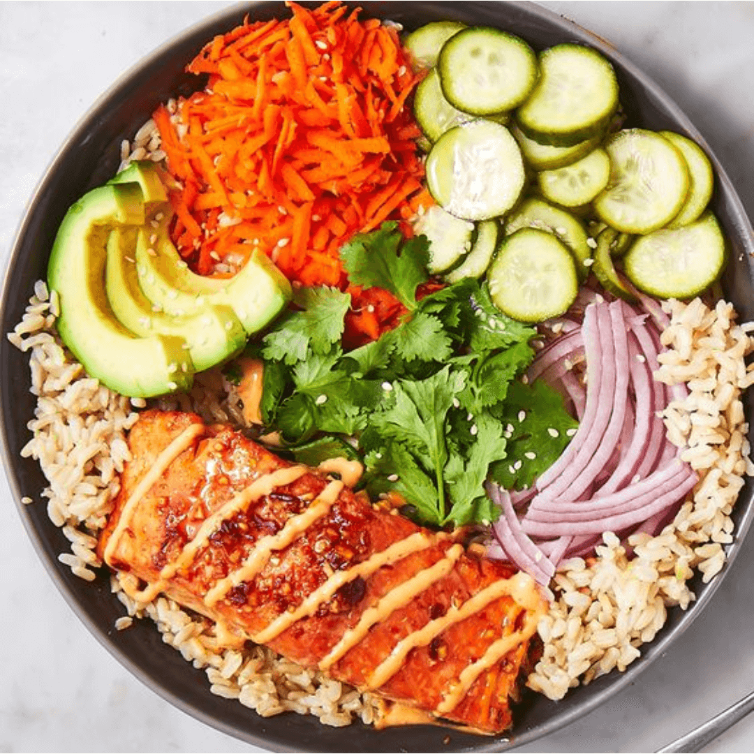 Spicy Salmon Bowl 