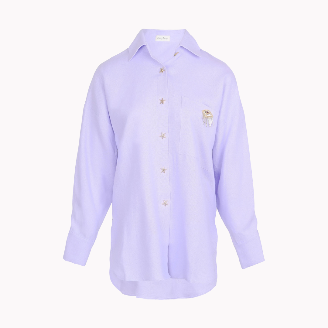 Lilac Linen Shirt